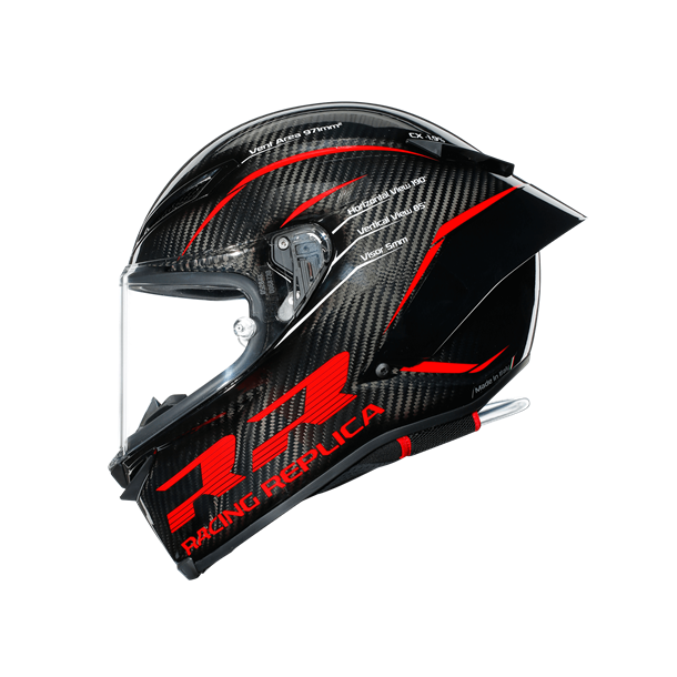 Agv Pista Gp RR Performance Carbon Red Kapalı Kask