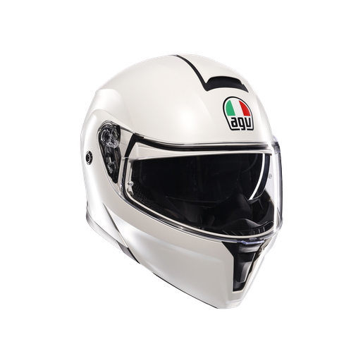 Agv Streetmodular Mono Matt Materia White Çene Açılır Kask