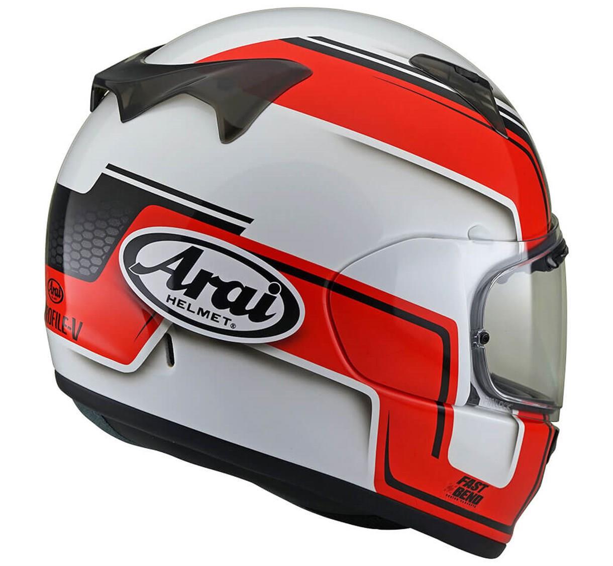 Arai Profile-V Bend Red Kapalı Kask
