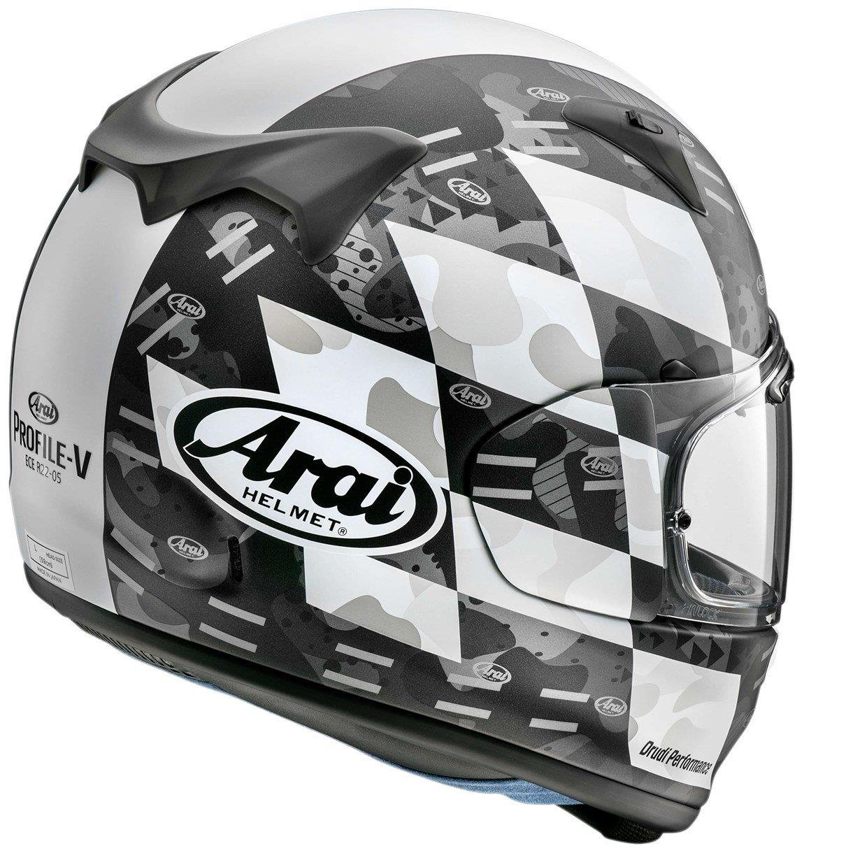 Arai Profile-V Patch White Kapalı Kask