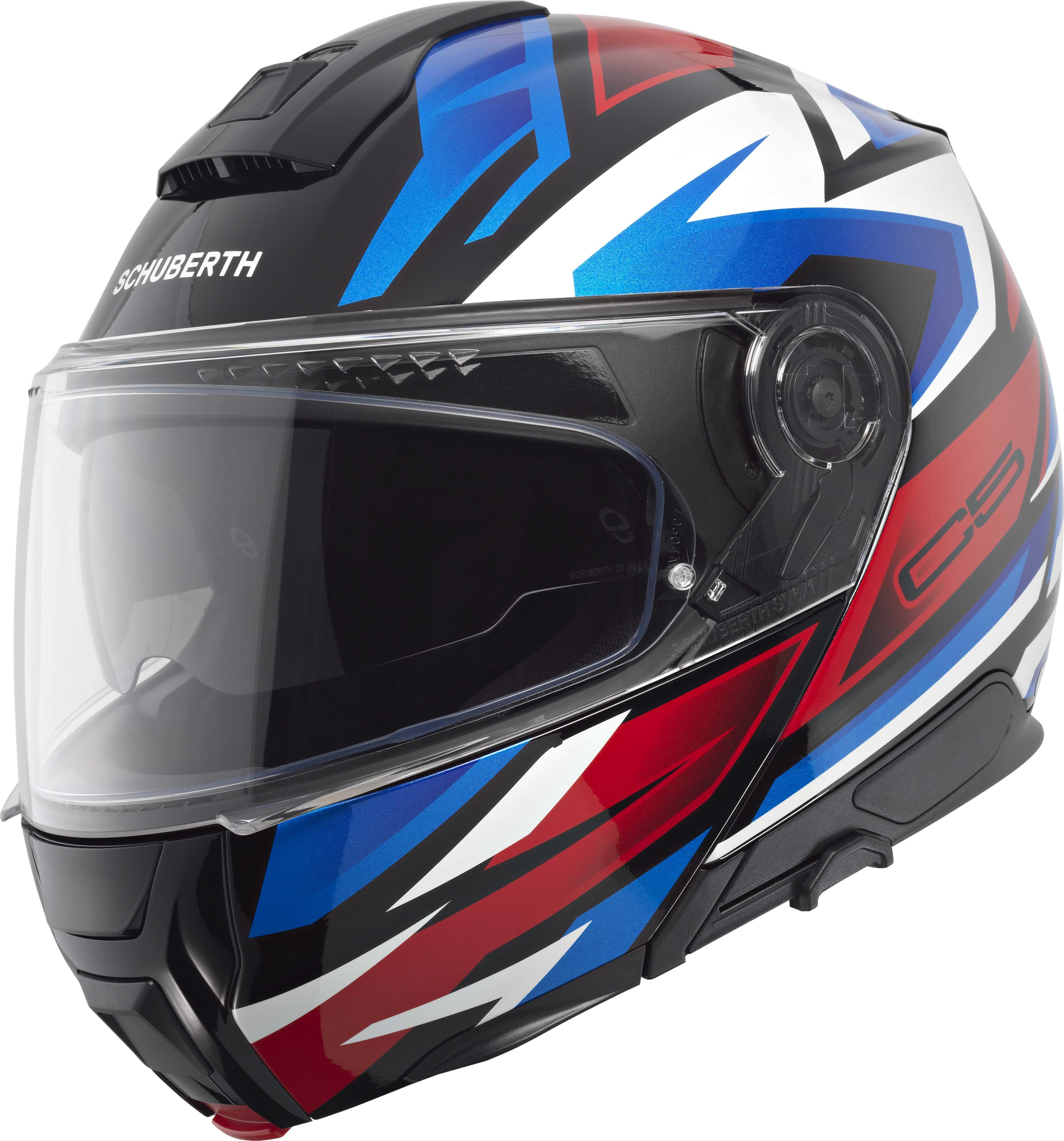 C5 Çene Açılır Motosiklet Kaskı Zenith Blue