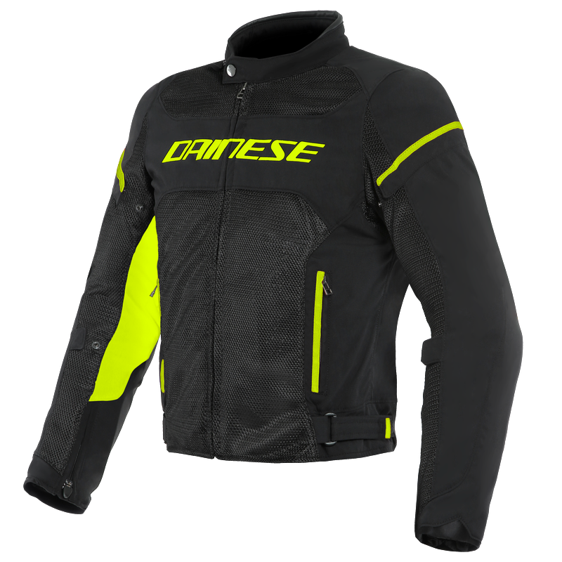Dainese Air Frame D1 Black Yellow Fluo Tekstil Mont