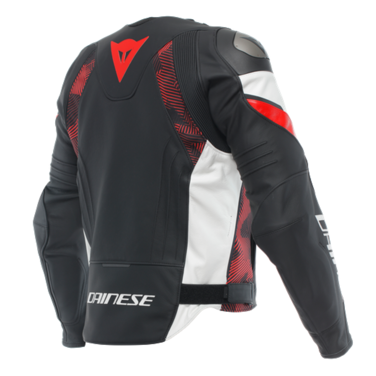 Dainese Avro 5 Blk Red Lava White Deri Mont