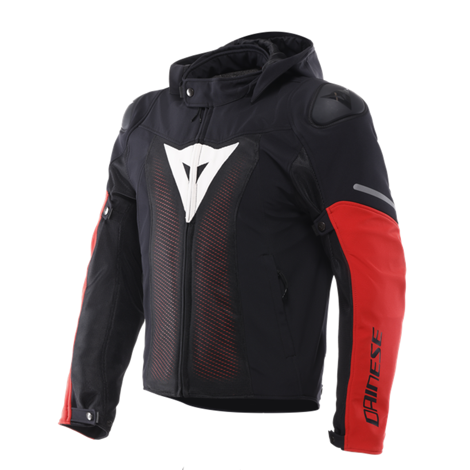 DAINESE CEK/ SUPER SPRINT AIR TEX JACKET BLACK/WHITE/RED