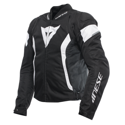 DAINESE CEKET/AVRO 5 TEX JACKET  BLK WHITE BLK