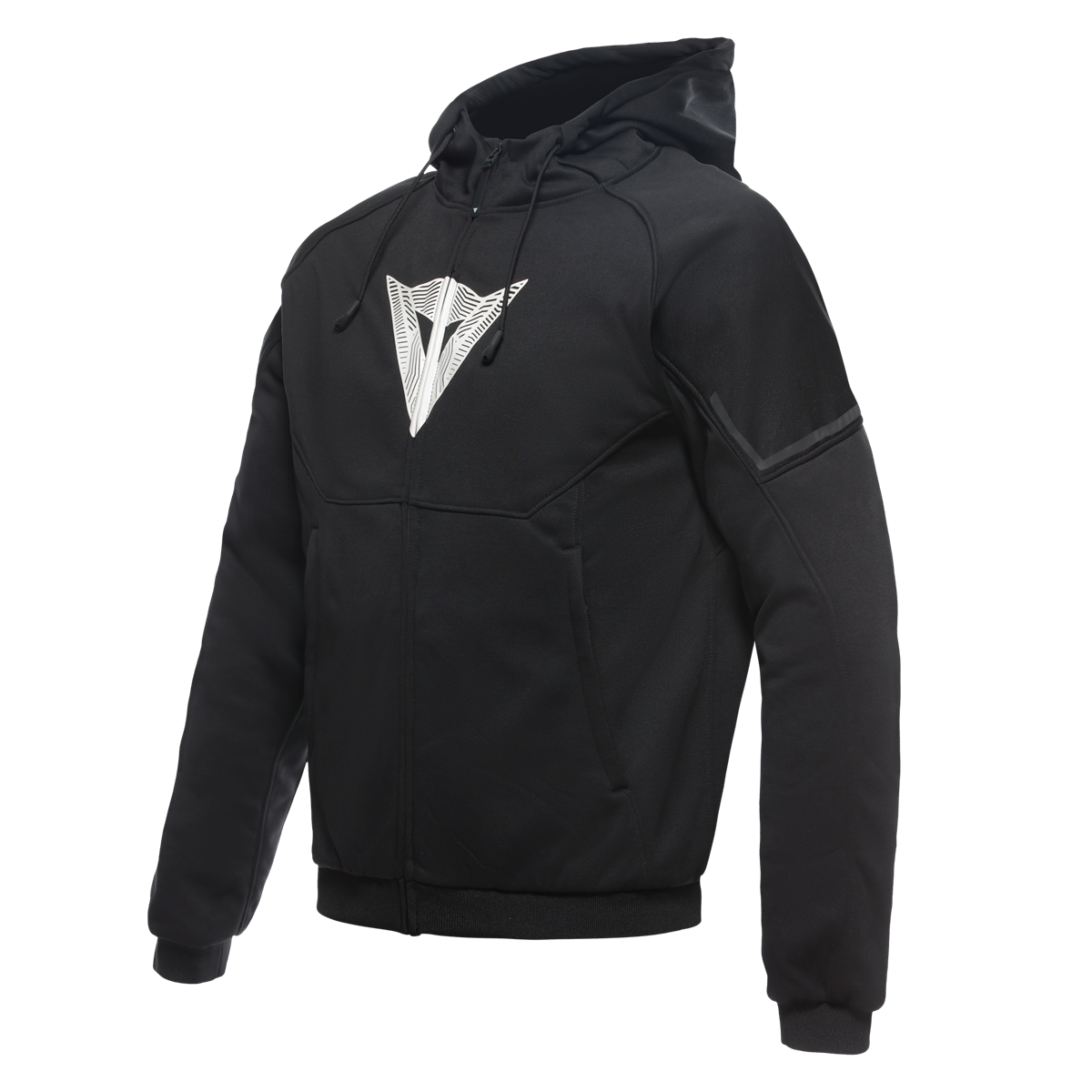 DAINESE CEKET/DAEMON-X SAFETY HOODIE FULL ZIP BLK BLK WHT