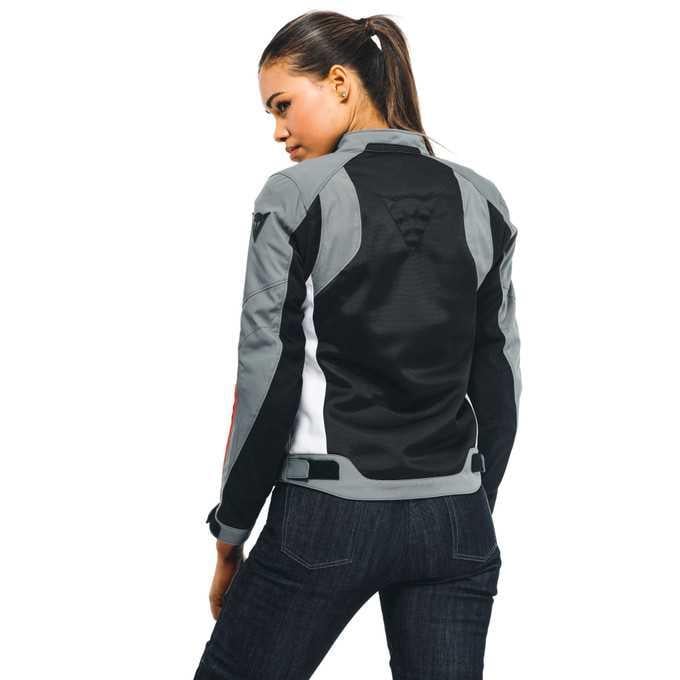 DAINESE CEK/HYDRAFLUX 2 AIR LADY D-DRY BLK CHR-GRY LAVA-RED