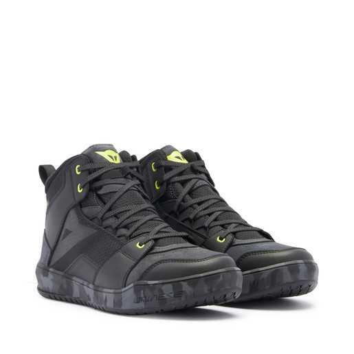 Dainese Suburb Black Camo Acıd Yellow D-WP Ayakkabı