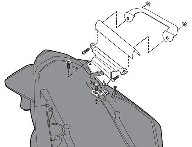 GIVI 267KIT HONDA VFR 1200 F (10-16) YAN ÇANTA TAŞIYICI BAĞLANTI KİTİ
