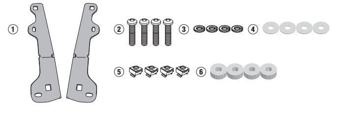 GIVI D5129KIT BMW F 750 GS (18-24) RÜZGAR SİPERLİK BAĞLANTISI