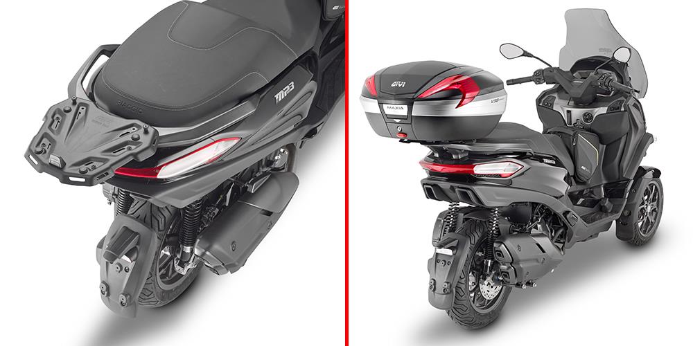 GIVI SR5619 PIAGGIO MP3 HPE 400-400 SPORT - 530 EXCLUSIVE (22-24) ARKA ÇANTA TAŞIYICI