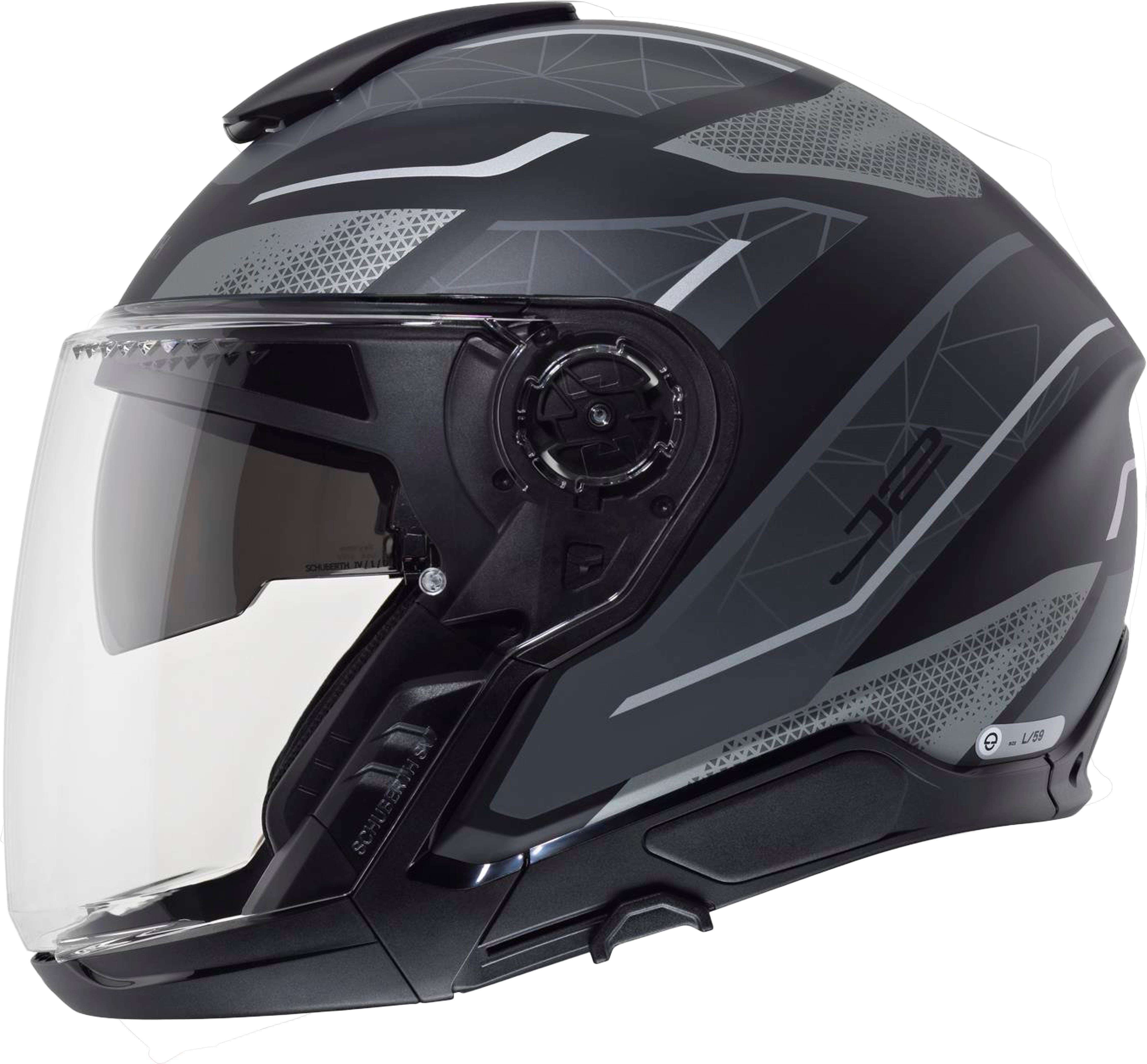 J2 Açık Motosiklet Kaskı Sigma Grey