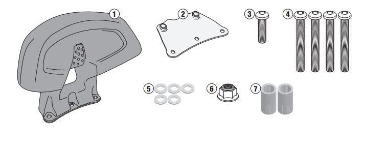 KAPPA KTB2120A YAMAHA TRICITY 125-155 (14-24) SISSYBAR