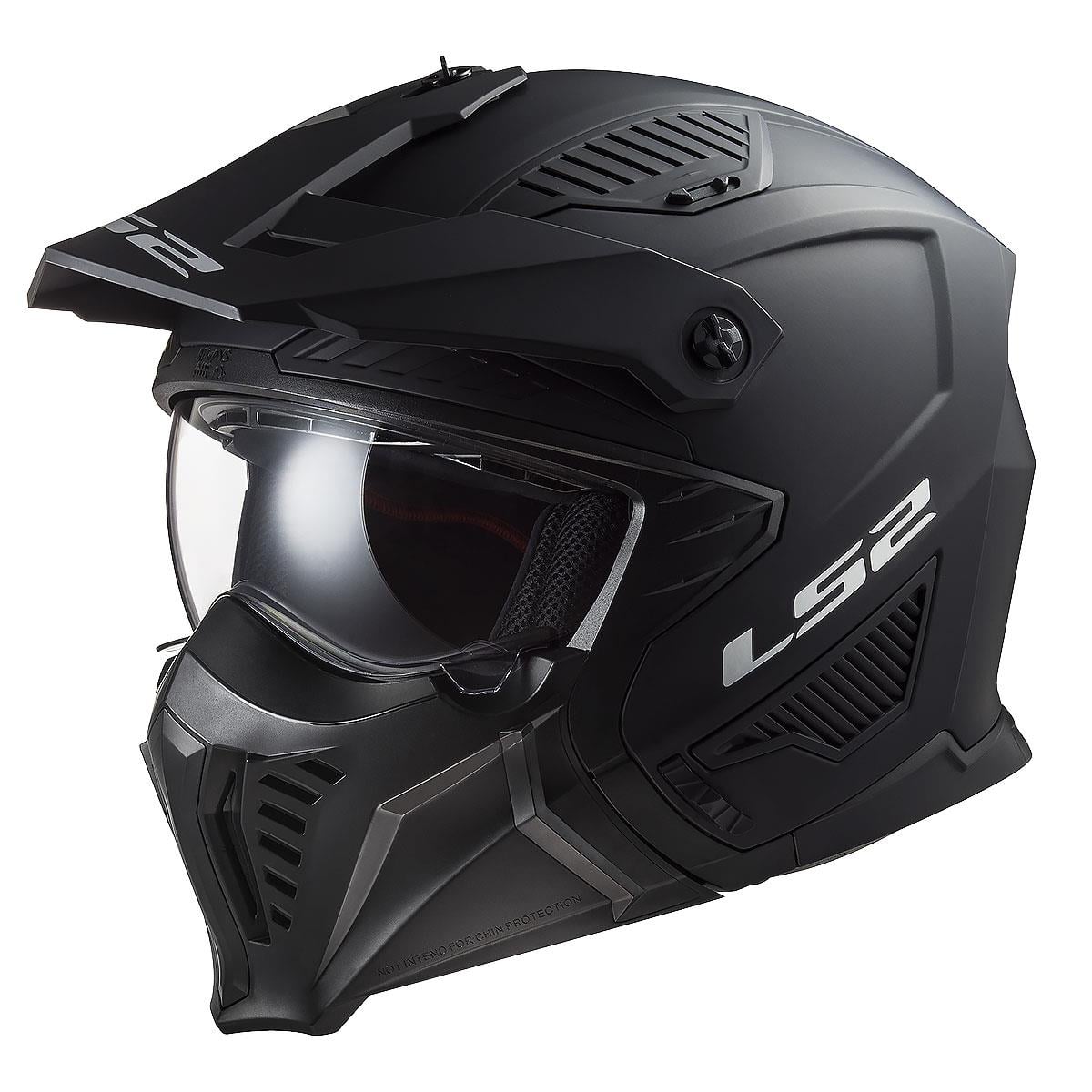 LS2 DRIFTER MAT SİYAH KASK