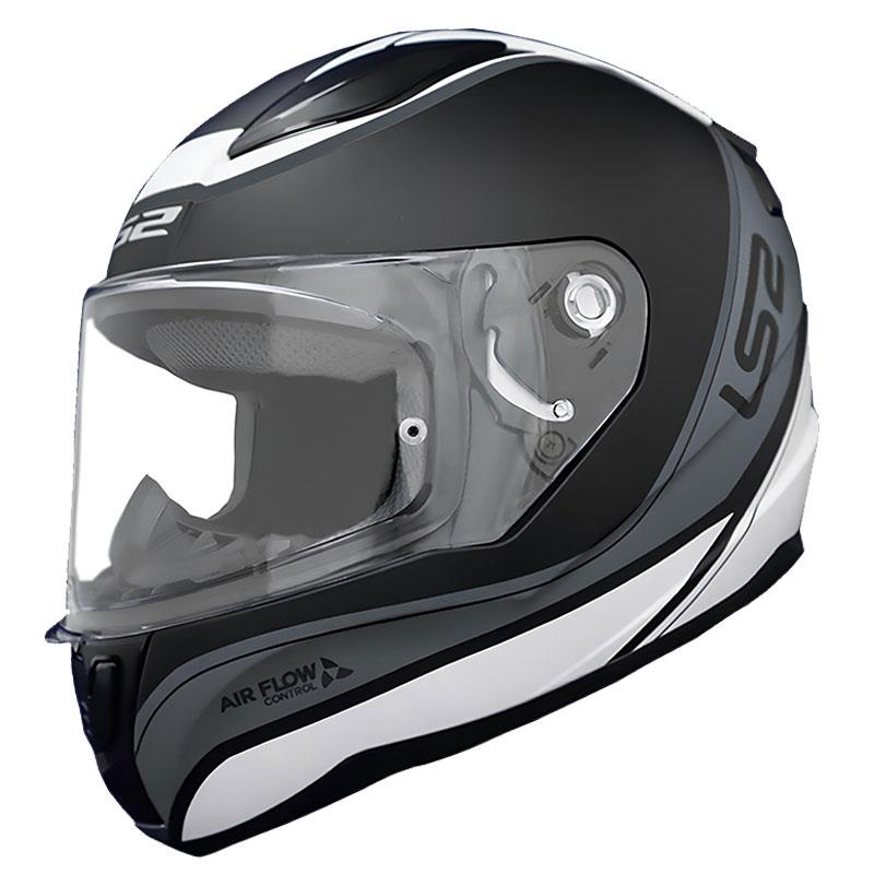 LS2 RAPID 2 DEEPER MAT BEYAZ-SİYAH KASK