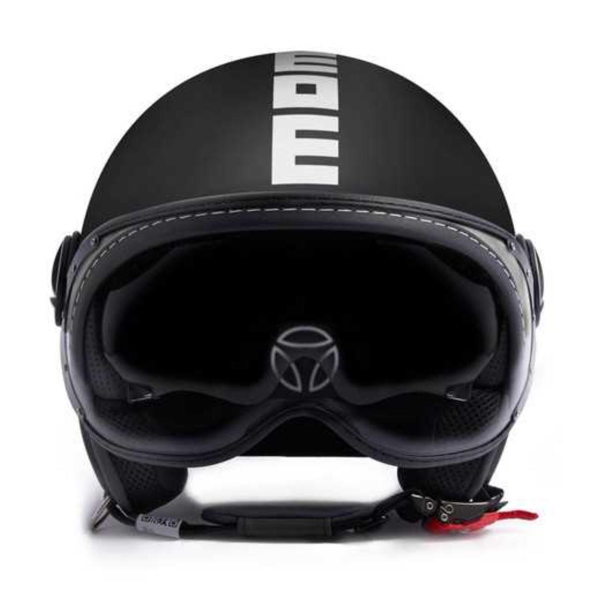 MOMO KASK/FGTR EVO MOMO MONO MATT BLK WHT