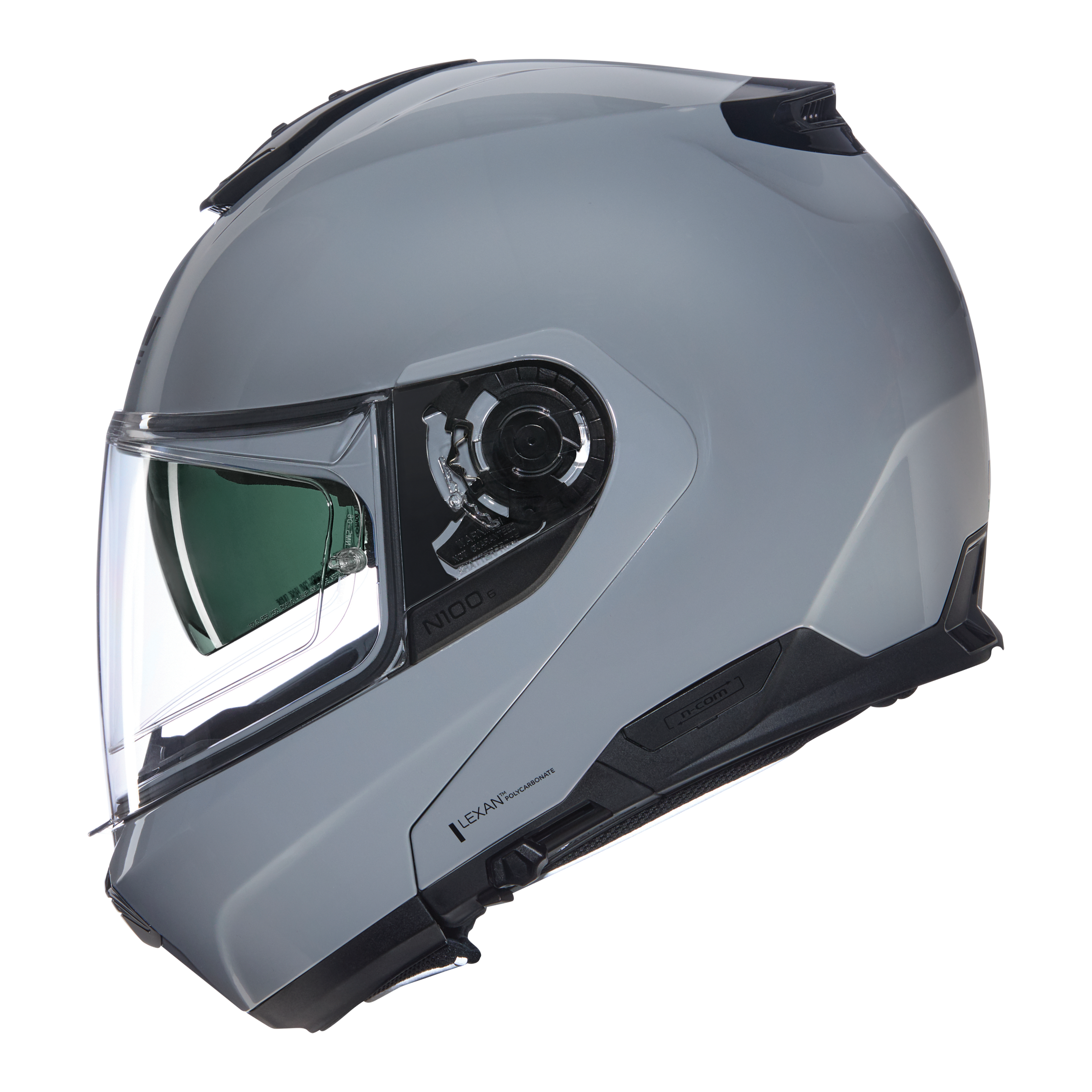 NOLAN N100-6 CLASSICO 303 ÇENE AÇILIR KASK PARLAK GRİ