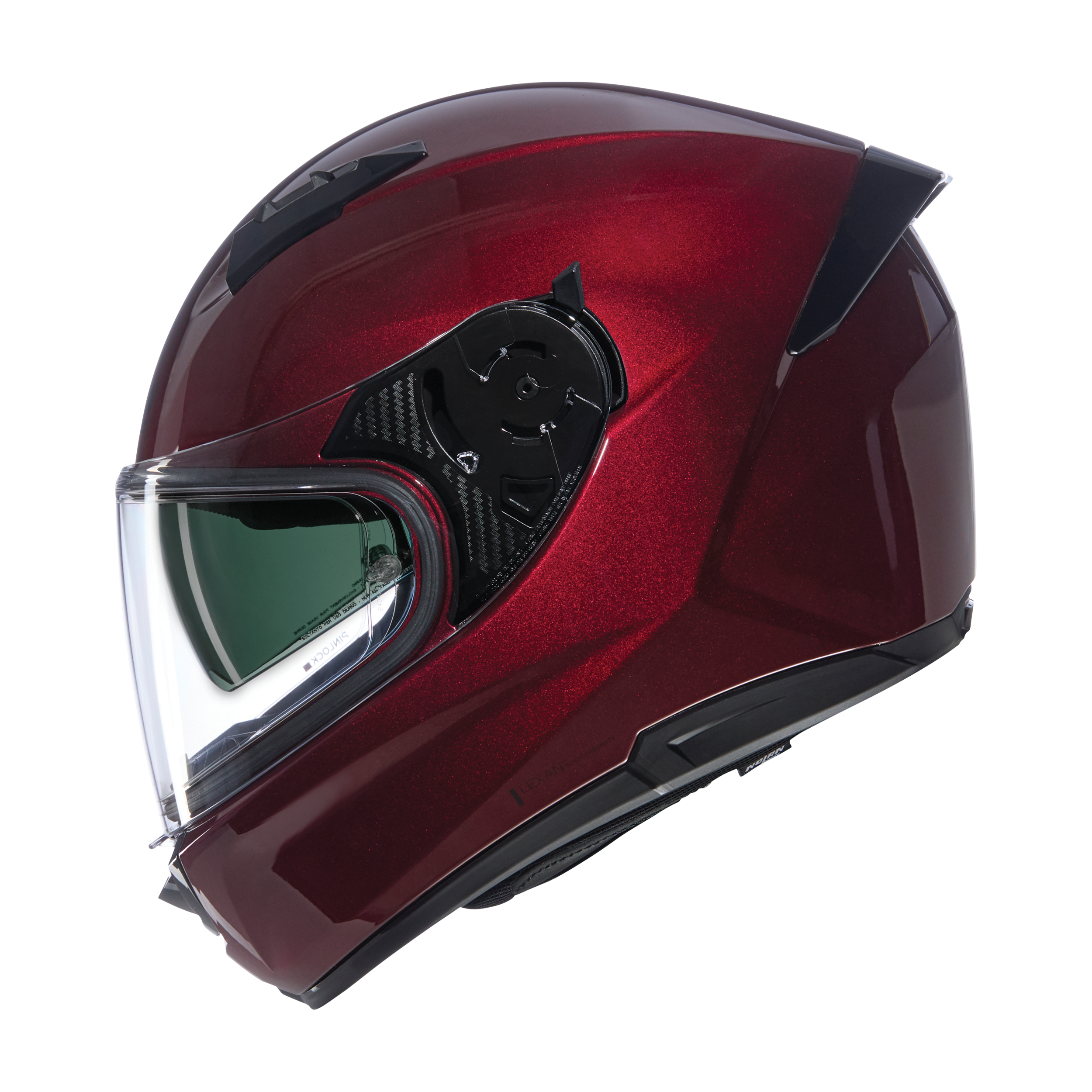 NOLAN N60-6 CLASSICO NOBILE 321 NOBILE KAPALI KASK PARLAK BORDO