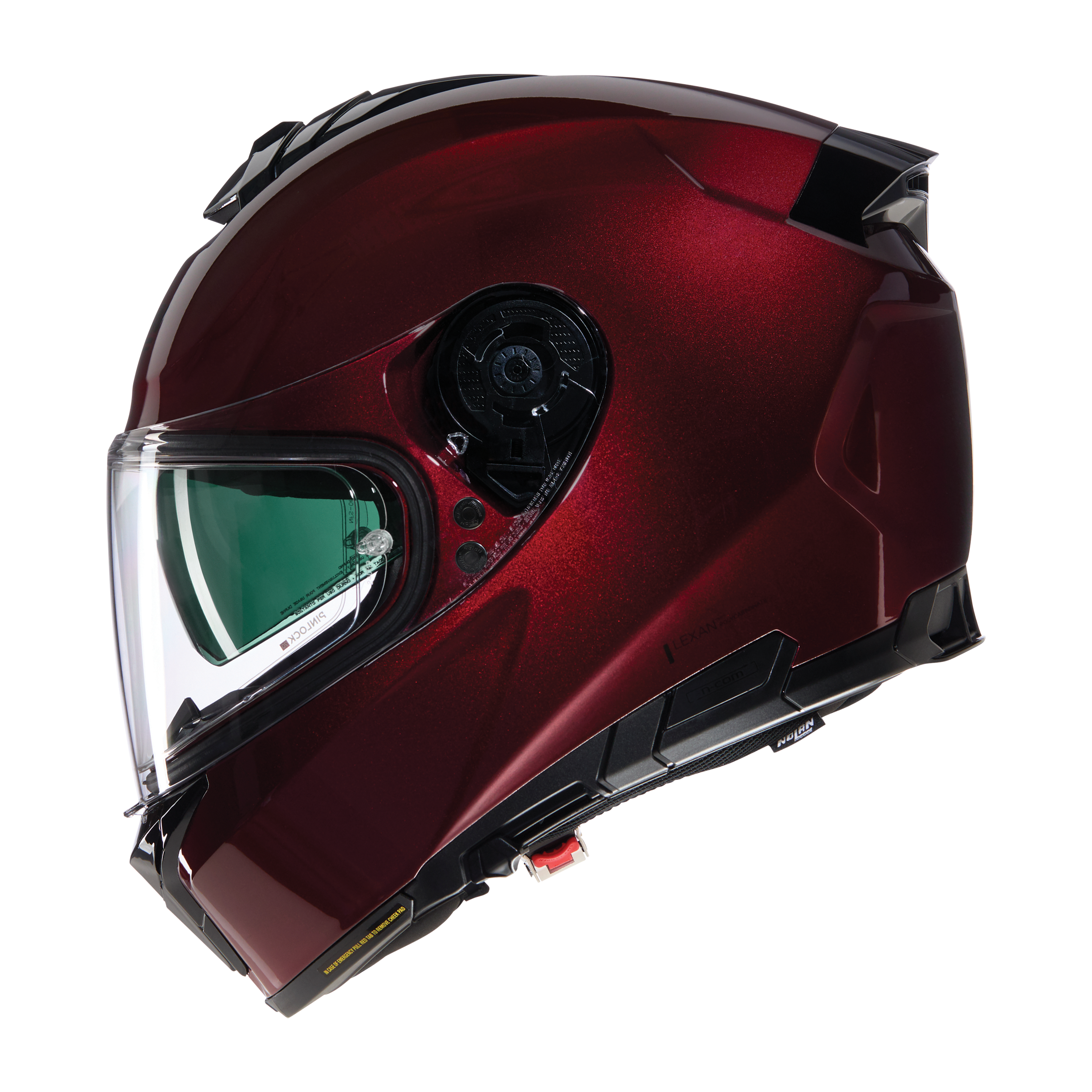 NOLAN N80-8 CLASSICO NOBILE 321 KAPALI KASK PARLAK BORDO