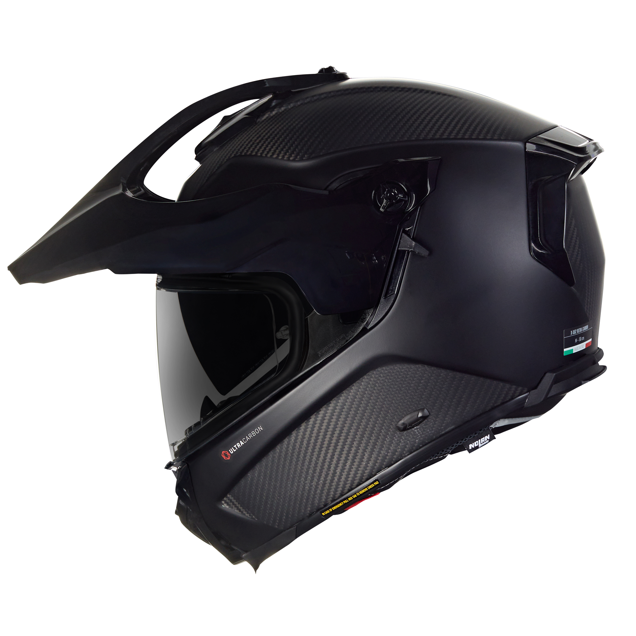 NOLAN X-552 ULTRA TRIPLONERO  323 KARBON KAPALI TEREKLİ KASK MAT