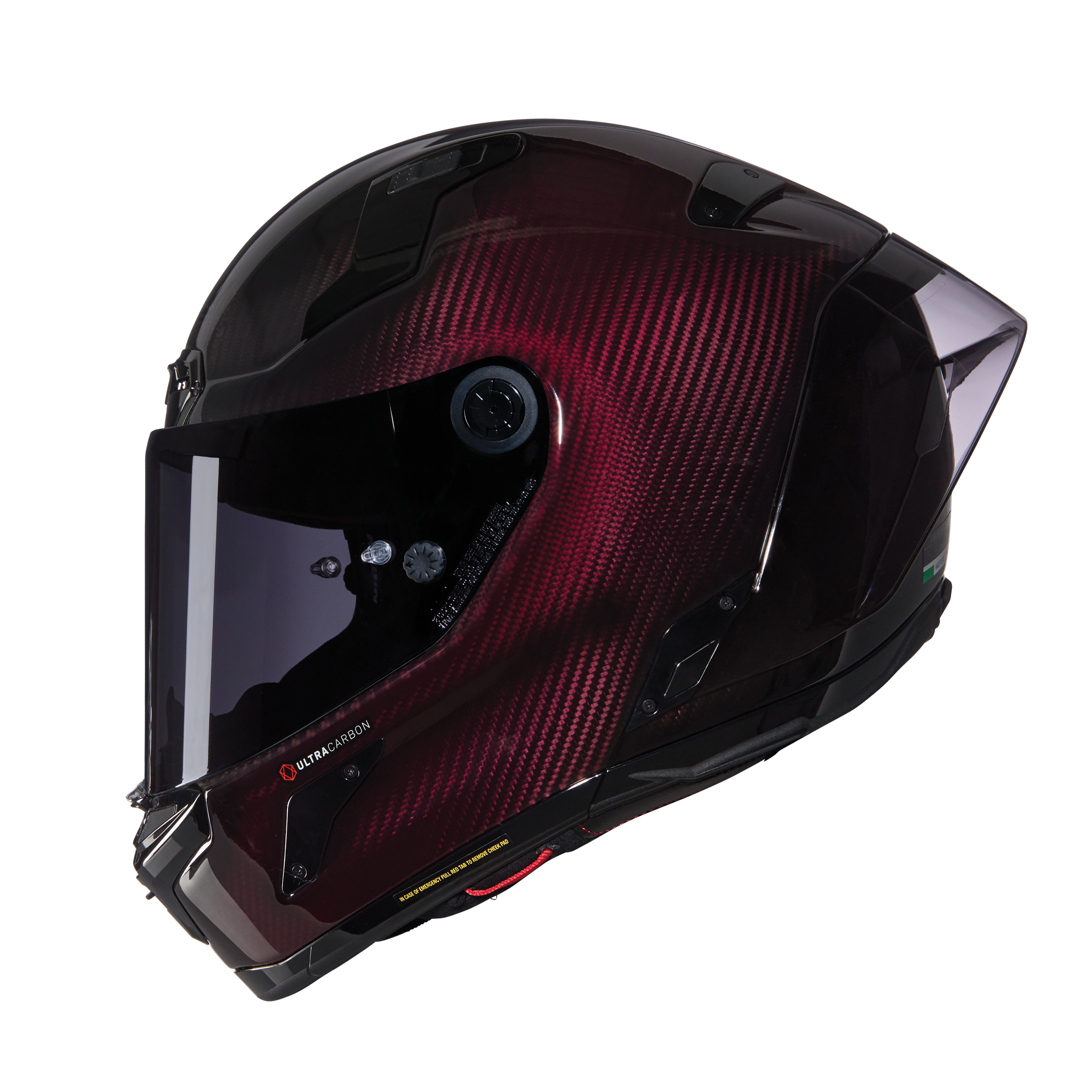 NOLAN X-804 RS LIQUIDO  326 KAPALI KASK PARLAK BORDO