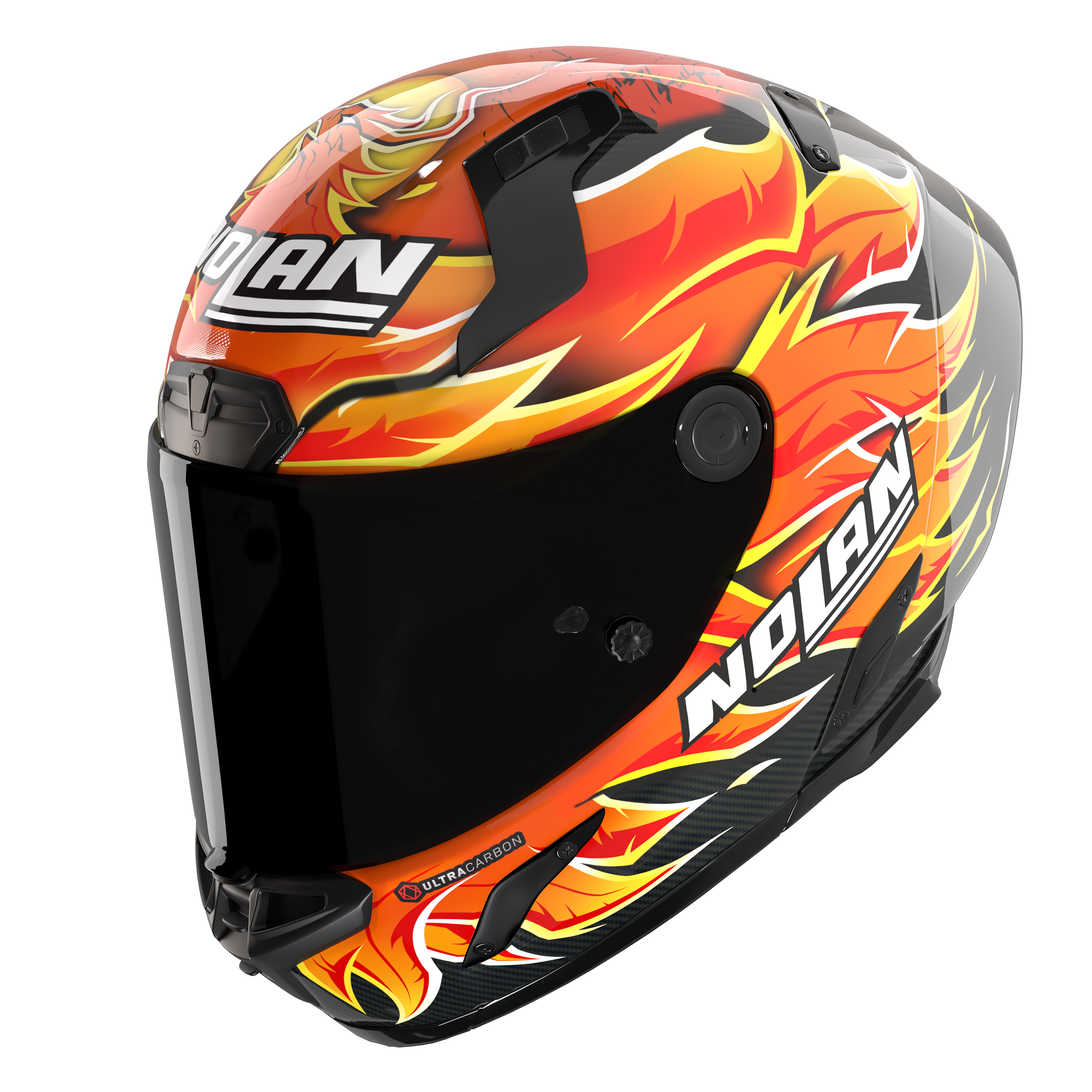 X-804 RS Ultra Carbon Kapalı Motosiklet Kaskı Replica Iannone 368