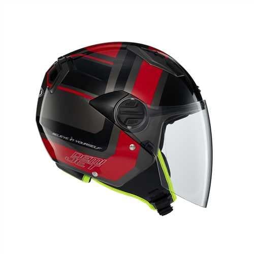ZEUS KASK/ZS-213 AX5 BLACK RED GREY