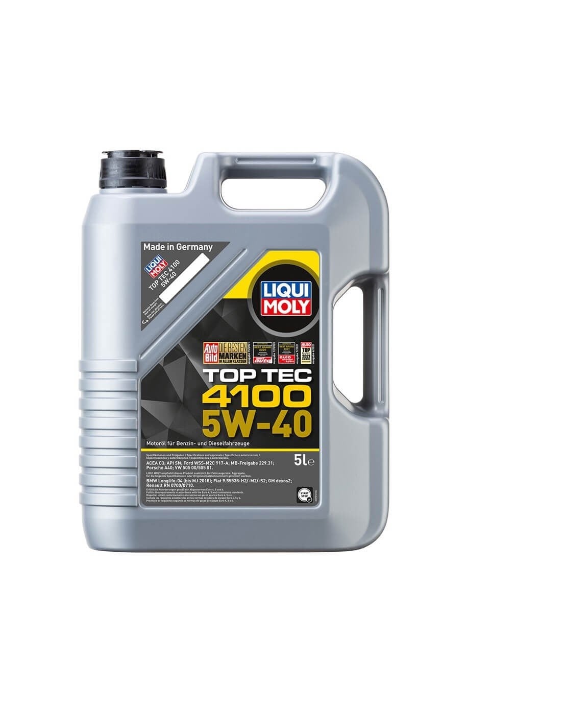 LIQUI MOLY 5W40 Motor Yağı TOP TEC 4100 Tam Sentetik 5 Litre (9511)LIQUIMOLY MOTOR YAĞILIQUI MOLYTOP TEC 4100 5/40 5LT