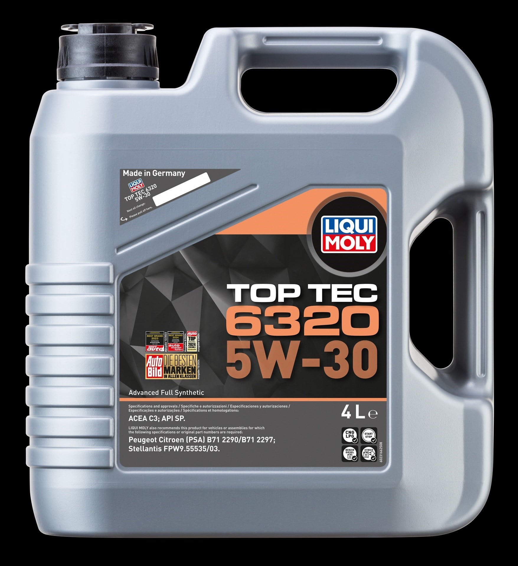 LIQUI MOLY MOTOR YAĞIKAROPELAnaKategoriTOPTEC 6320 5/30 4L