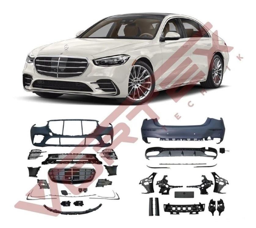 FRONT-REAR S400 AMG BUMPER SET W223 2021-