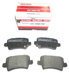 HONDA CIVIC- HB- 06/09; ARKA FREN BALATASI (DİSK)(95.7x40,7x14.5)(DAIWA)