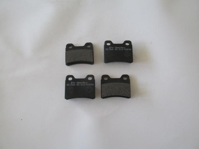 KIA SEPHIA- 97/98; ARKA FREN BALATASI (DİSK)(61,8x50,9x15) (BRAMAX)