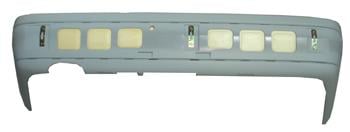 MERCEDES C CLASS- W202- 93/99; ARKA TAMPON (KAPLAMA DELİKLİ) NİKELAJ DELİKSİZ (ŞOK EMİCİLİ) TYG)