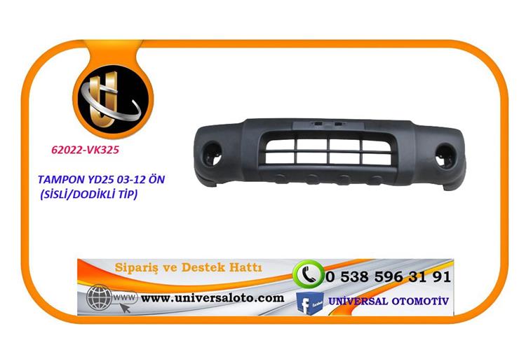 Nıssan Tampon Yd25 03-05 Ön (Sisli Bodikli)