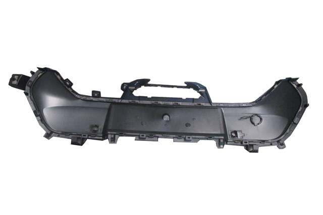 PEUGEOT 208- 24/25; ARKA TAMPON BANDI ORTA SENSÖR DELİKLİ (ÇEKİ DEMİRİ KAPAKLI)(PLAKA YUVALI)(TW)