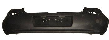 RENAULT CLIO- 3- HB- 06/09; ARKA TAMPON (BANT DELİKLİ SİYAH TW)