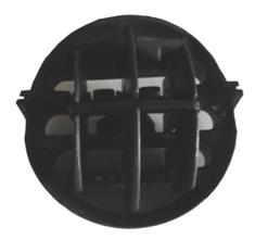 RENAULT KANGOO- 2- CLASSİC- 03/12; ÖN GÖĞÜS ORTA ÜFLEME PETEĞİ SİYAH (SAĞ/SOL AYNI) (ADET) (DİFİZÖR)