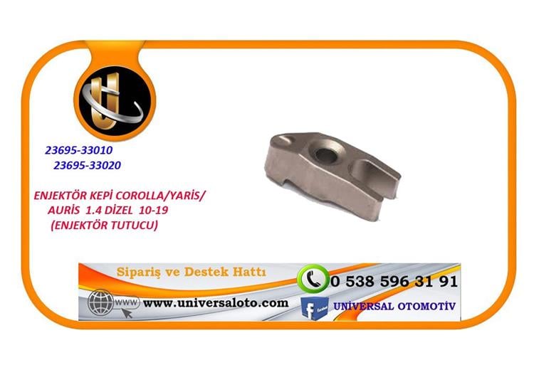Toyota Enjektör Kepi Corolla 10-19/Yaris 10-19/Auris 1,4 Dizel 10-19 (Enjektör Tutucu)