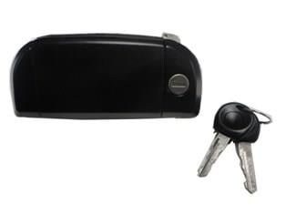 VOLKSWAGEN TRANSPORTER- T4- 96/01; ÖN KAPI DIŞ AÇMA KOLU SOL (ŞİFRELİ/ANAHTARLI)(BOYANIR TİP)(HUSHAN