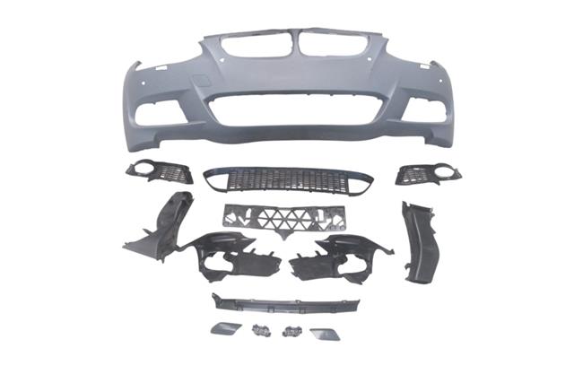 (YENİ ÜRÜN!!!)BMW 3 SERI- E92-E93- 10/12; ÖN TAMPON (SİS DELİKLİ KAPAK/IZGARALI/FAR.YIK.LI/SEN.DELİKLİ)M-TECH/LCI)