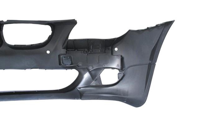 (YENİ ÜRÜN!!!)BMW 5 SERI- E60- 04/07; ÖN TAMPON (IZGARALI//PLAKA PLAST.)SEN.DELİKLİ 24MM/F.YIK.LI) (M-TECH) ASTARL