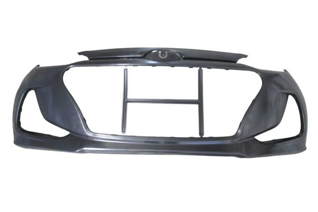(YENİ ÜRÜN!!!)HYUNDAI I10- 16/19; ÖN TAMPON SİYAH (SİS/PANJUR DELİKİ) (TYG)