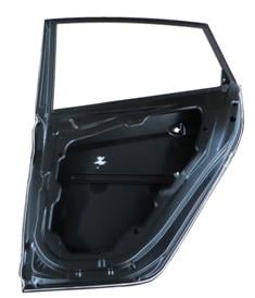 FORD FIESTA- 09/13; ARKA KAPI KOMPLE SAĞ  İCELİ (ÇEKOMASTİKLİ) (BFN)
