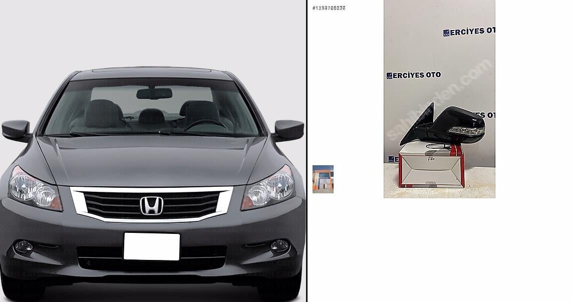 HONDA ACCORD SOL AYNA 2007-2009 SİNYALLİ
