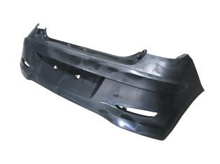 HYUNDAI I10- 11/12; ARKA TAMPON SİYAH (REFLEKTÖR DELİKLİ)