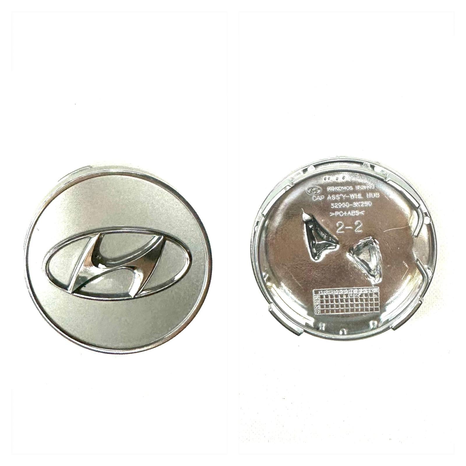 Hyundaı Jant Göbek İ30 12-15/Elantra 08-15/Santafe 06-12/ Tucson 10-13/İx35 10-14 (Gri) (6,1 Cm)