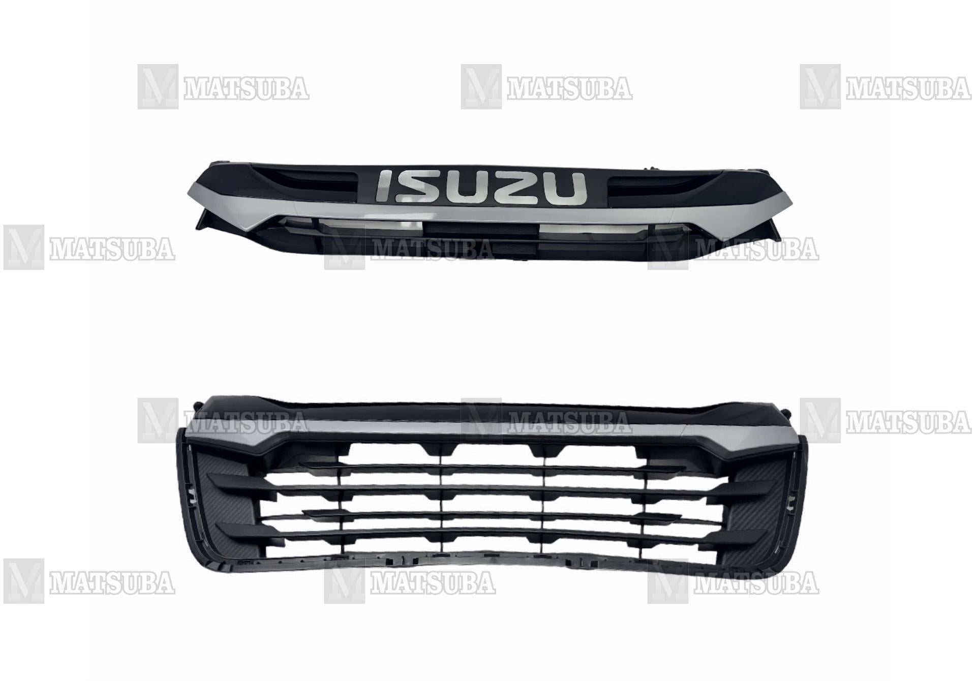 Isuzu Panjur D-max 22-24 Ön (Siyah/Gri)