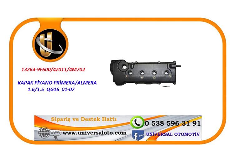 Nıssan Kapak Piyano Primera 01-07/Almera 1,6-1,5 Qg16 01-07