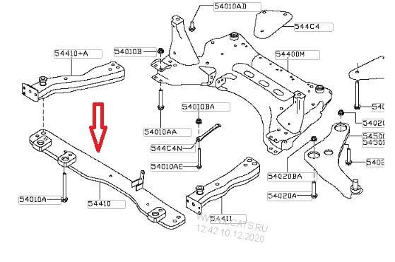 NISSAN QASHQAI- J11- 14/21; RADYATÖR ALT TRAVERSİ (1.6CC)