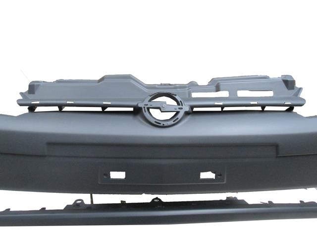 OPEL CORSA- C- 00/03; ÖN TAMPON SİYAH (PANJURA NİKELAJ TAKILAN) TYG)